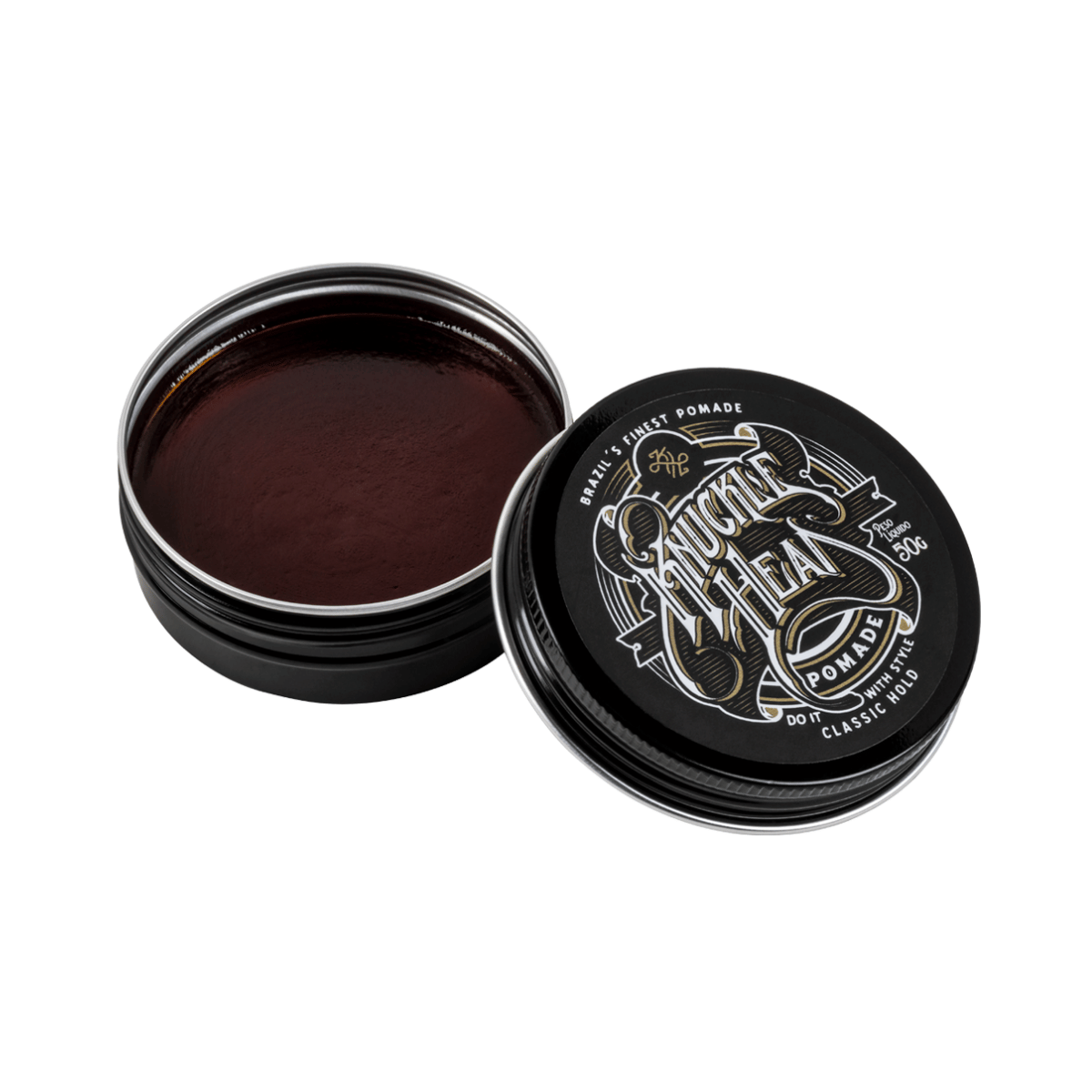 Pomada Modeladora Efeito Brilho Classic Knucklehead 50g - Shopmano