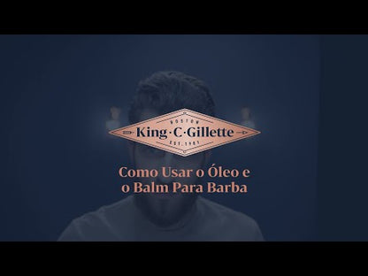 Óleo para Barba King C. Gillette 30ml