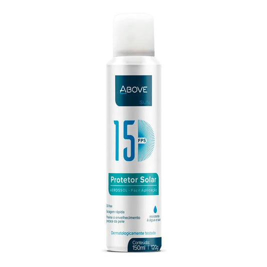 Protetor Solar Above Aerossol FPS15 150ml - Shopmano