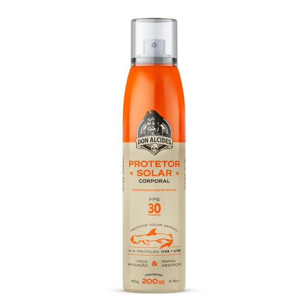 Protetor Solar Aerosol FPS30 Don Alcides 200ml - Shopmano