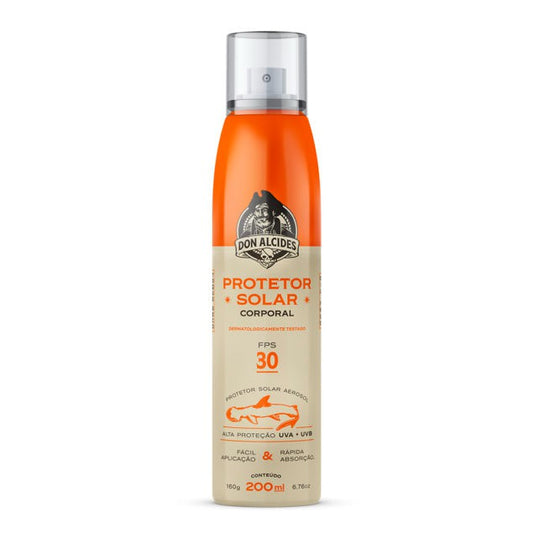 Protetor Solar Aerosol FPS30 Don Alcides 200ml - Shopmano