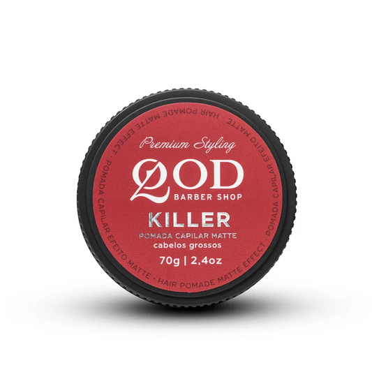Pomada De Cabelo Killer Efeito Matte Alta Fixação QOD 70g