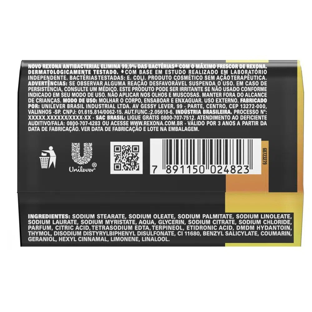 Sabonete Barra Rexona Energy Sports Rexona Men 84g - Shopmano