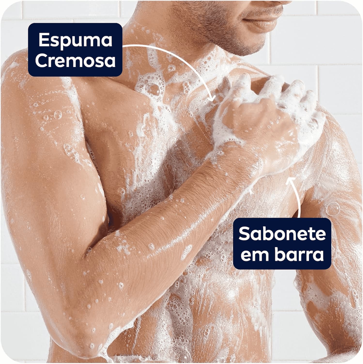 Sabonete Em Barra Nivea Men 3 Em 1 Sensitive 90g - Shopmano