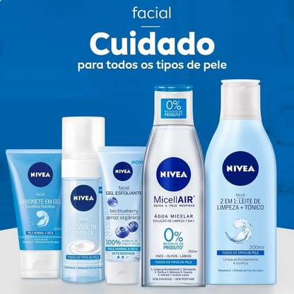 Sabonete Facial em Gel para Pele Seca e Normal Nivea 150ml - Shopmano
