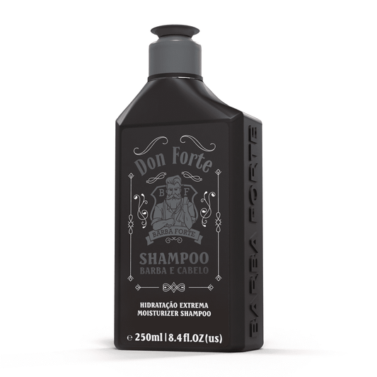 Shampoo Barba Cabelo Hidratação Extrema Barba Forte 250ml - Shopmano