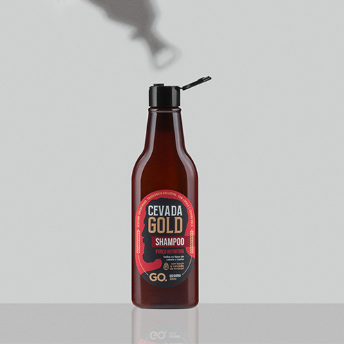 Shampoo Cevada Gold Força Nutrição Go Man 300ml - Shopmano