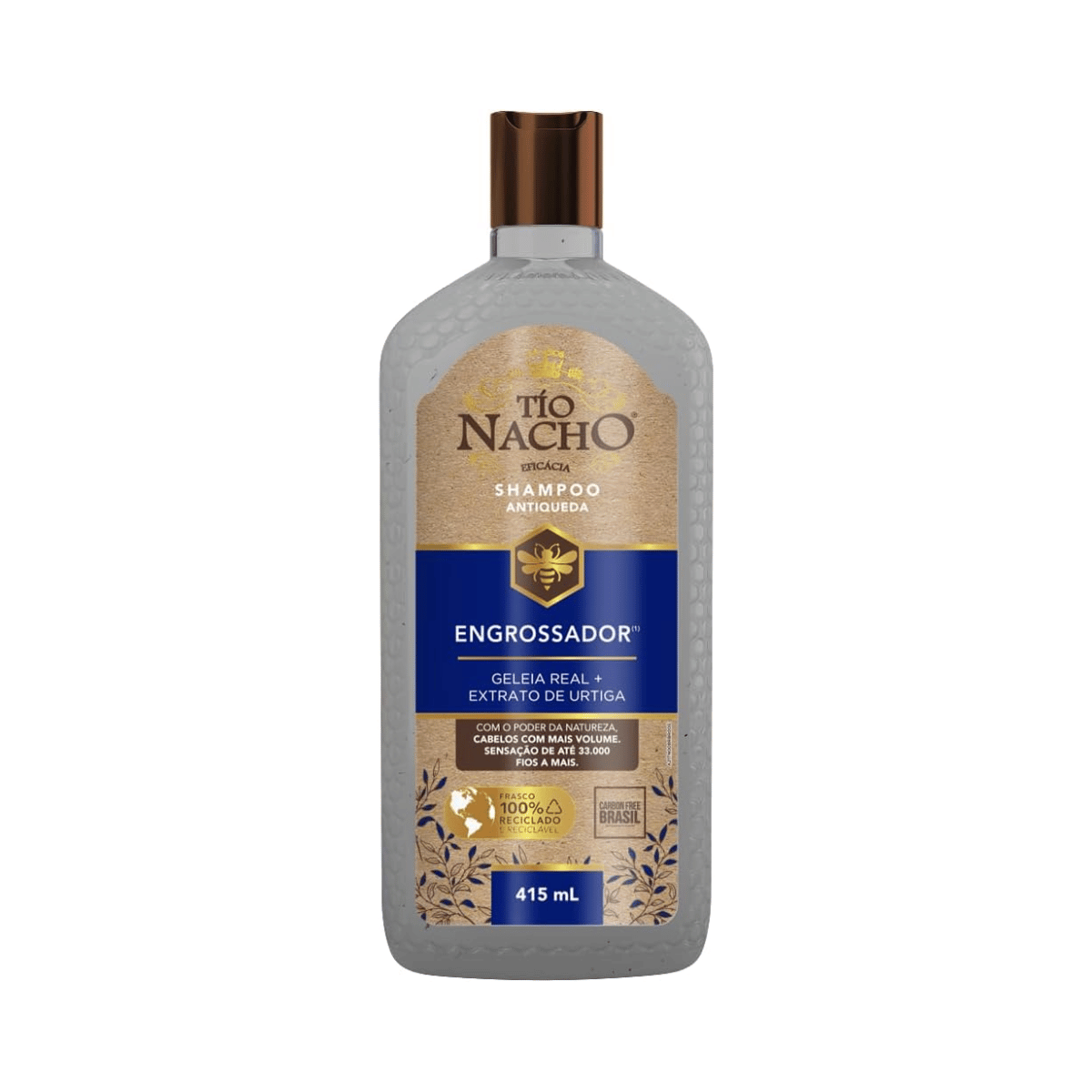 Shampoo Engrossador Antiqueda Tio Nacho 415ml - Shopmano
