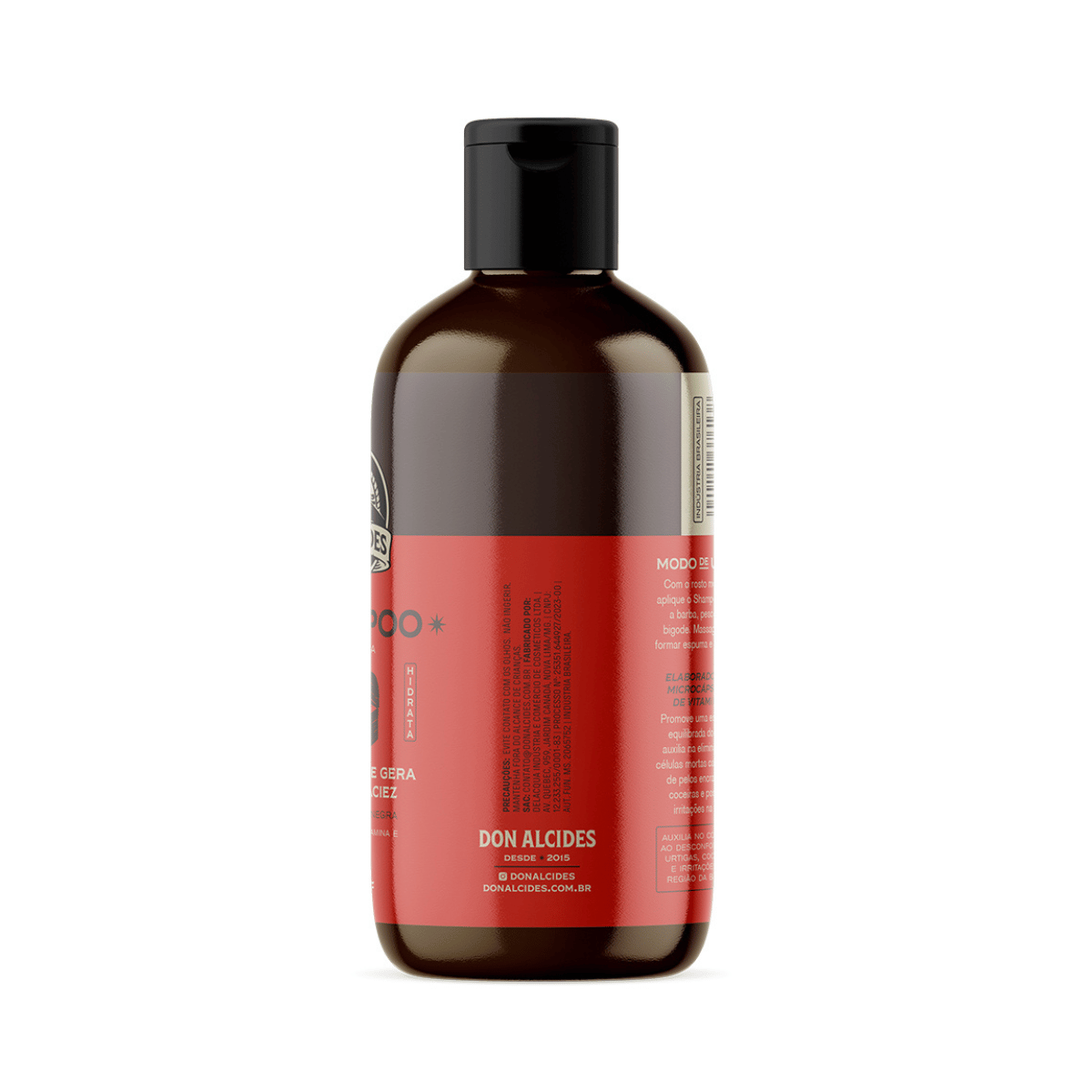 Shampoo para Barba Barba Negra Don Alcides 450ml - Shopmano