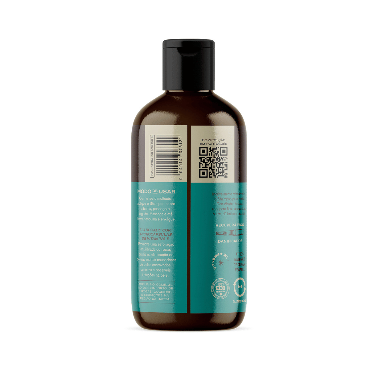 Shampoo para Barba Calico Jack Don Alcides 450ml - Shopmano