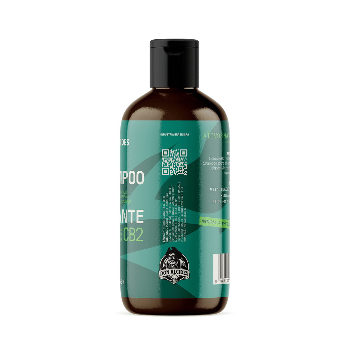 Shampoo para Barba Calmante CB2 Don Alcides 450ml - Shopmano