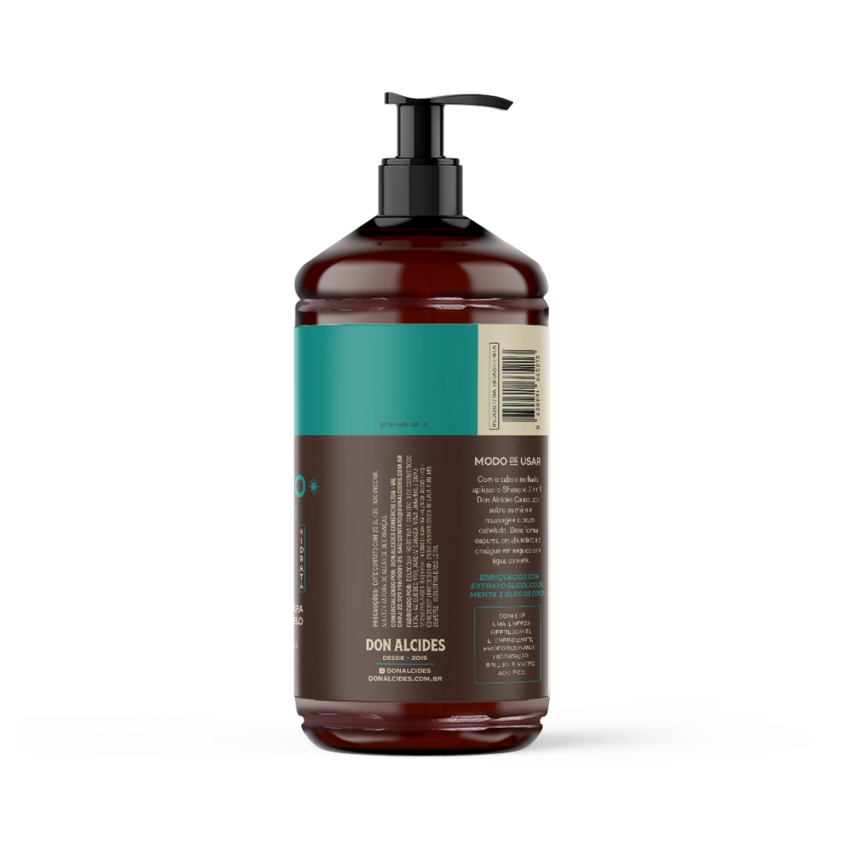 Shampoo para Cabelo 2 Em 1 Calico Jack Don Alcides 1L - Shopmano