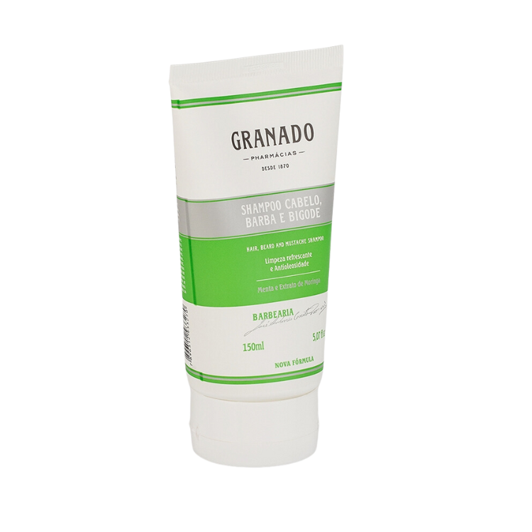 Shampoo para Cabelo Barba e Bigode Granado 150ml - Shopmano