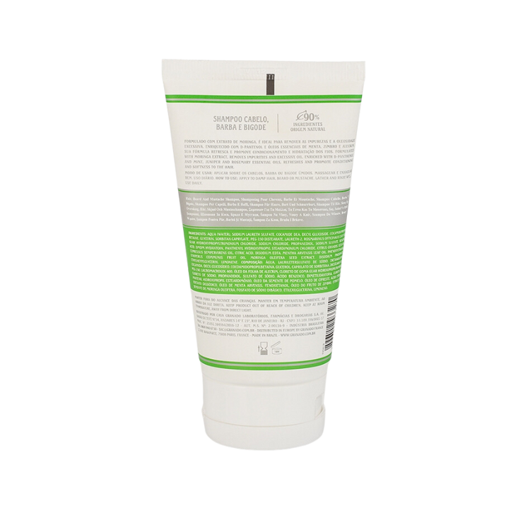 Shampoo para Cabelo Barba e Bigode Granado 150ml - Shopmano