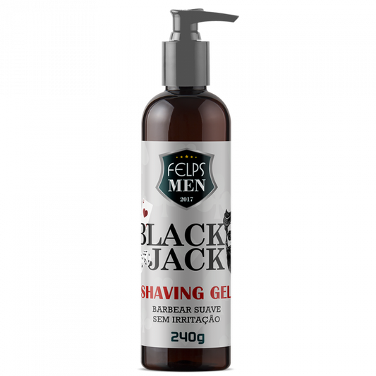 Shaving Gel Para Barbear Black Jack Felps Men 240g - Shopmano