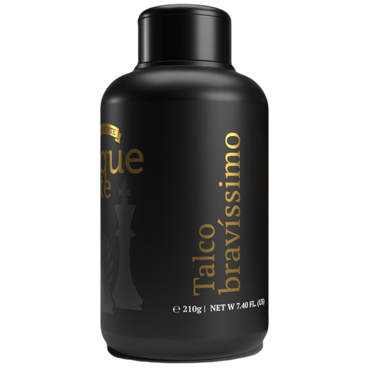 Talco Bravissimo Xeque Mate Barba Forte 210g - Shopmano