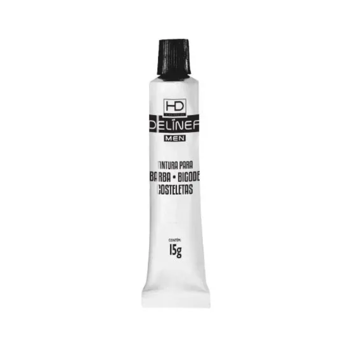 Tinta para Barba e Bigode Preto Delínea Men 15g - Shopmano