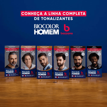 Tonalizante Cabelo e Barba Louro Escuro Biocolor Bozzano - Shopmano